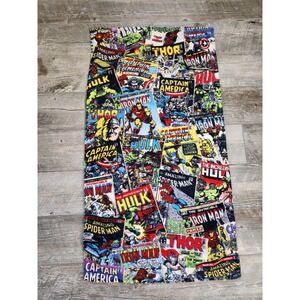 Marvel Comics‎ Beach Towel Vintage Cover Graphics Hulk Spiderman Iron Man Thor